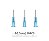 Dspiae AB-D05 0.5mm Dedicated Needles for PT-AB Wash-Free Airbrush - 50pcs Tools
