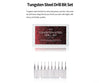 Dspiae AT-SHD Precision Aluminum Alloy Hand Drill Set (w 10 bits) - Tools