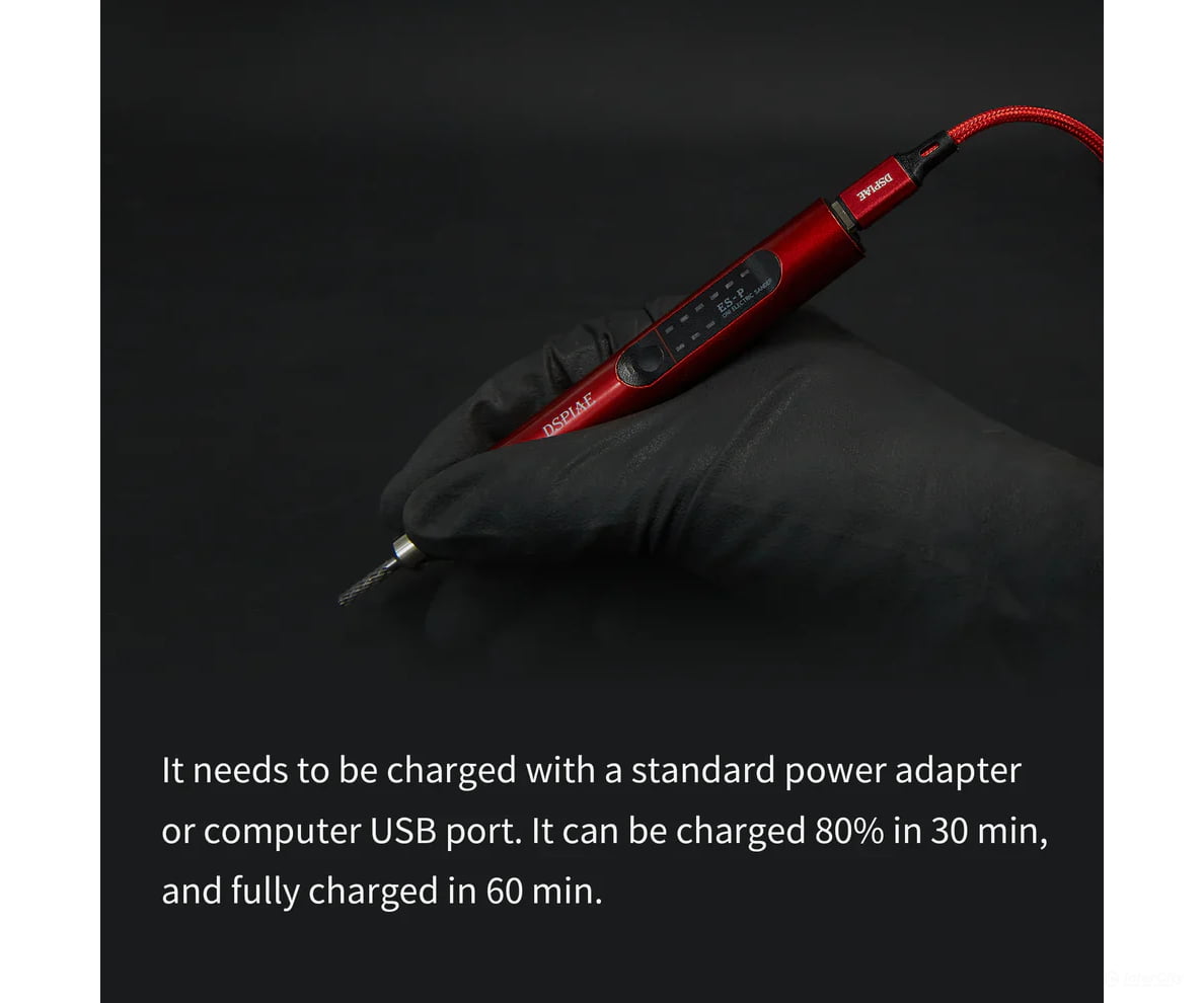 Dspiae ES-P Portable Electric Grinding Pen (1 bit included) - Tools