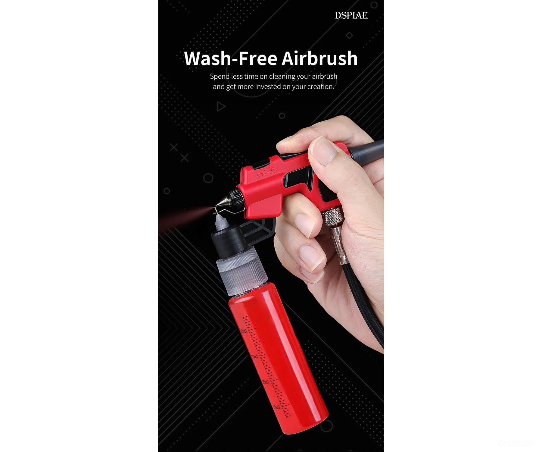 Dspiae PT-AB Wash-Free Airbrush (brush only) Tools