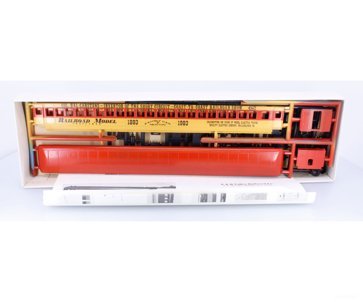 E&B Valley Railroad Co. 205-0707 HO Hal Carstens Railroad Exhibition Car Kit 1883-1983 - Passenger Cars