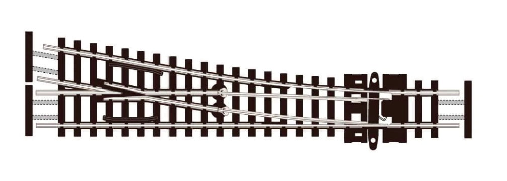 Peco SLE391F Code 55 Electrofrog Turnout #4 Small - Right Hand