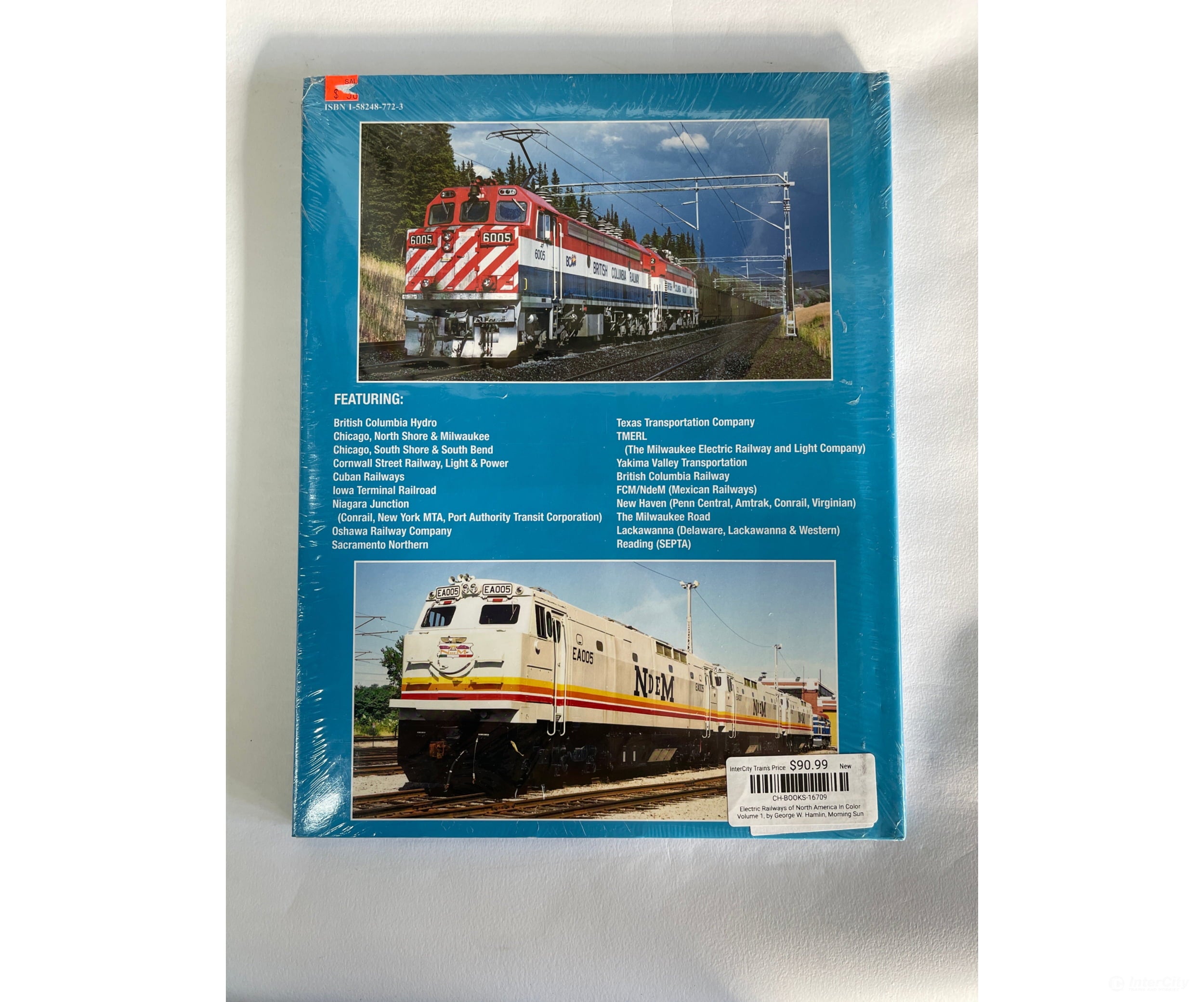 Electric Railways Of North America In Color Volume 1 By George W. Hamlin Morning Sun Books