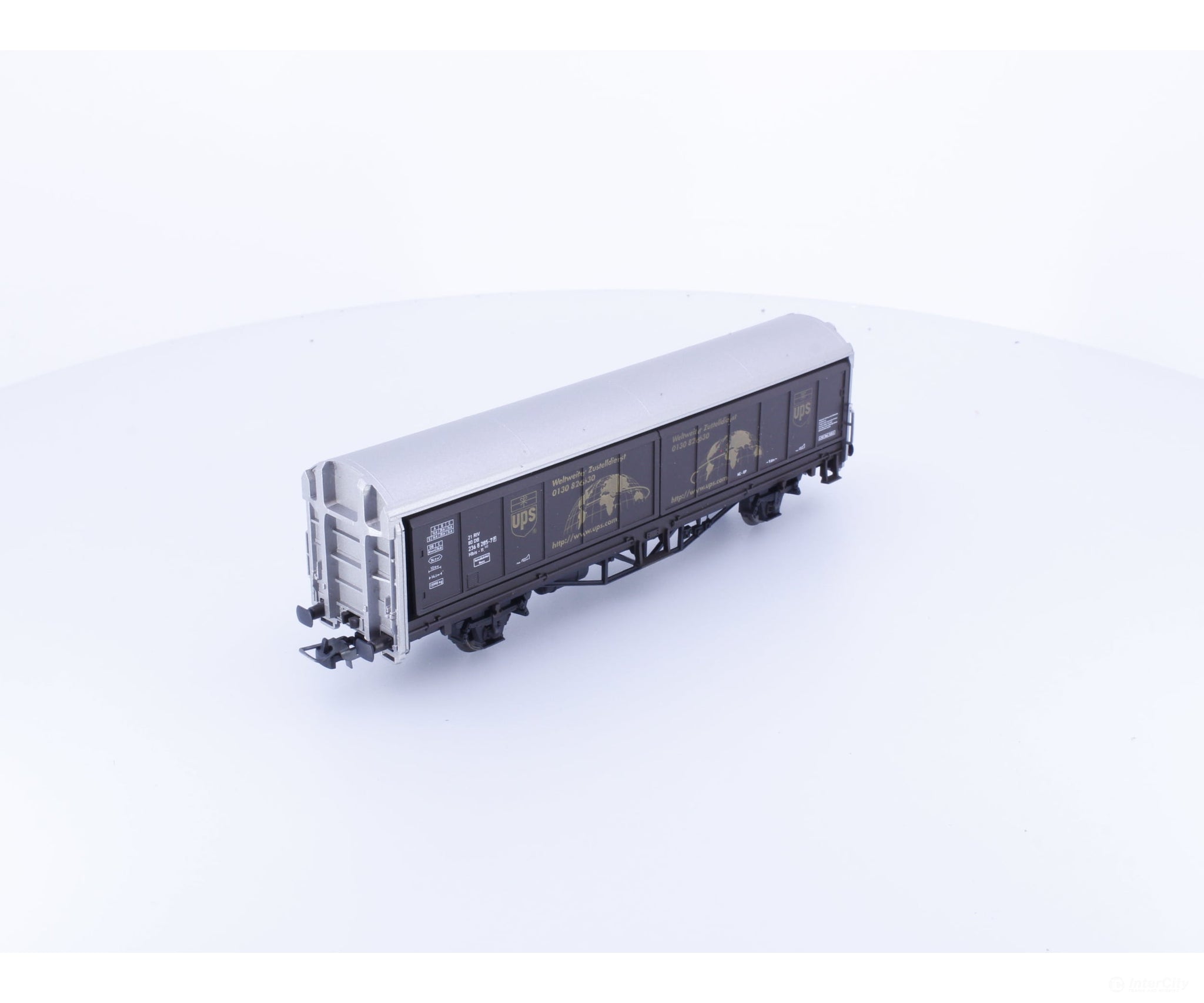 Electrotren 21010 HO DB Schiebewandwagen UPS mit Euro Cargo 285-7 European Freight Cars
