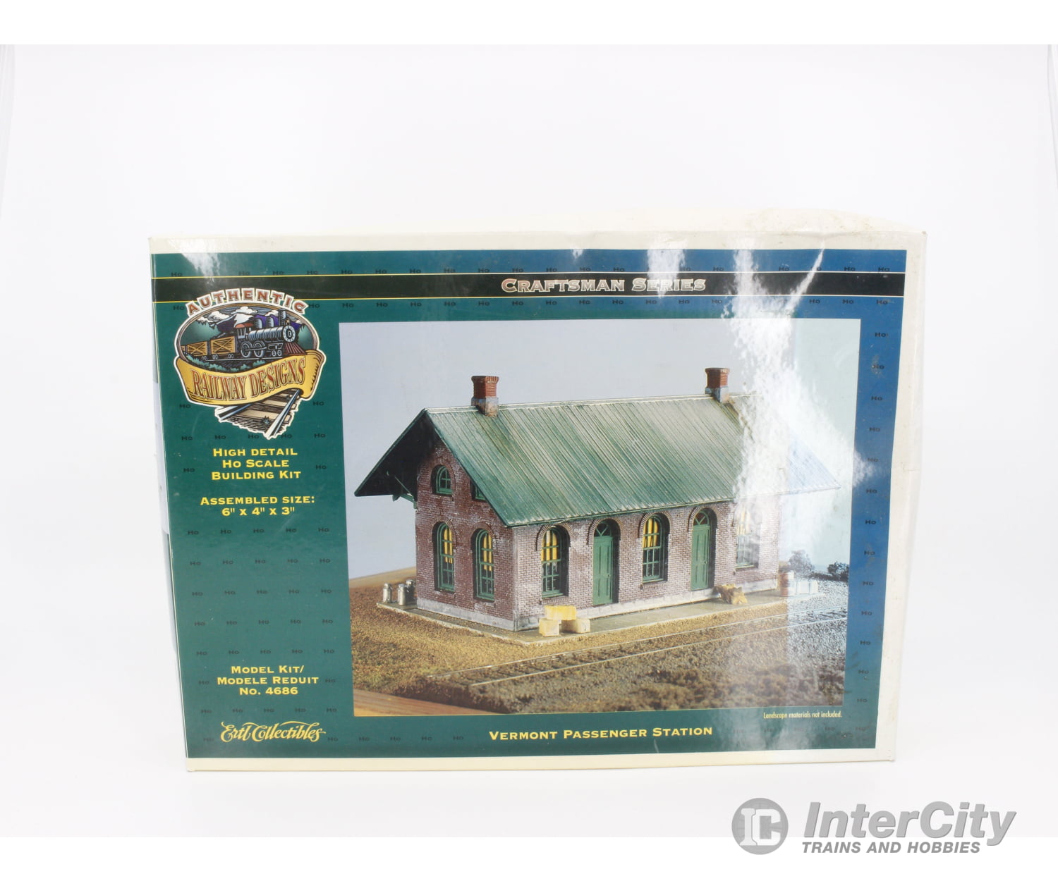 Ertl Railway Designs 4686 Ho Vermont Passenger Station Kit Structures