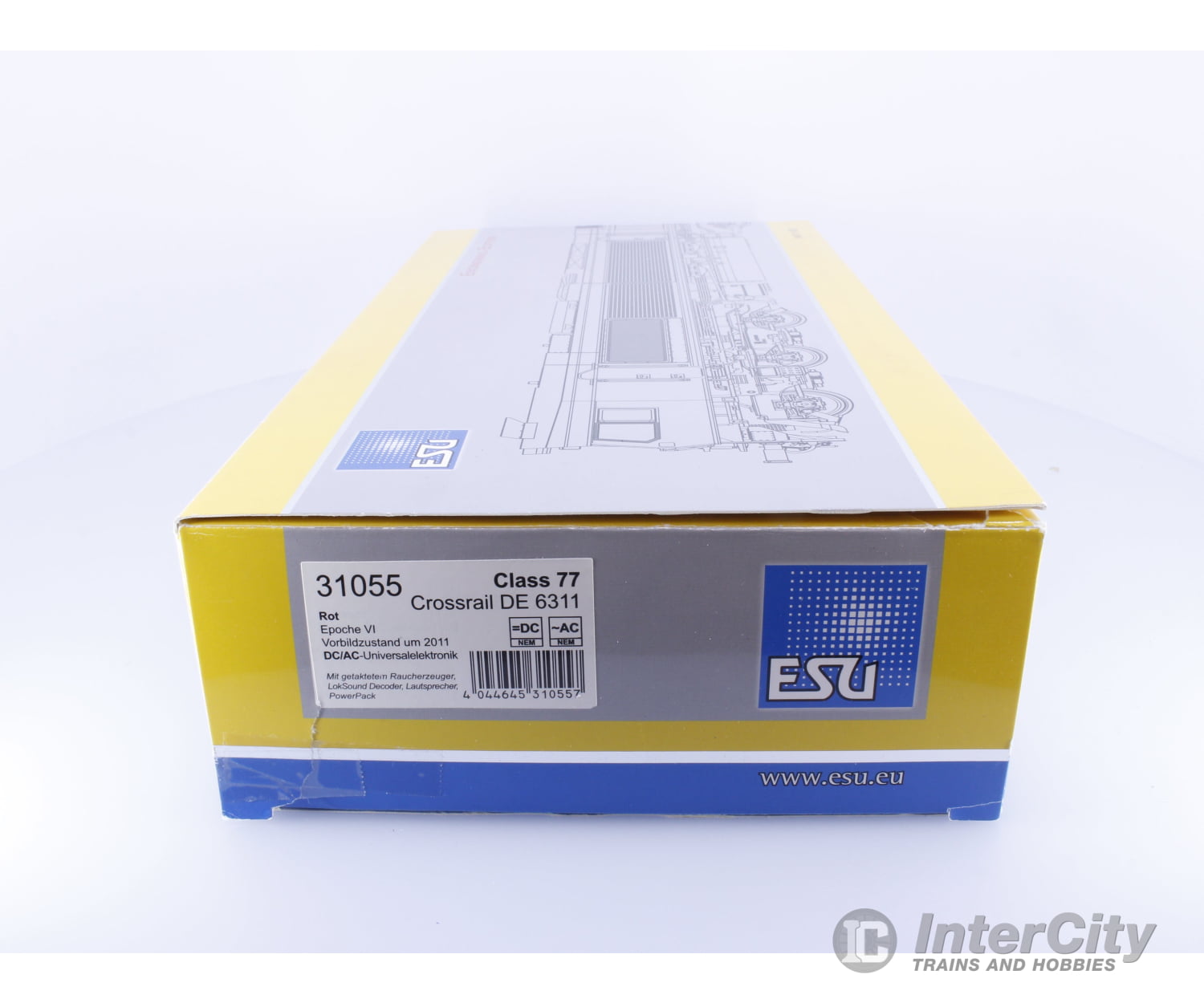 ESU 31055 HO Private DCC/AC Digital Sound and Smoke Class 77 Crossrail DE6311 DCC & Sound European Locomotives