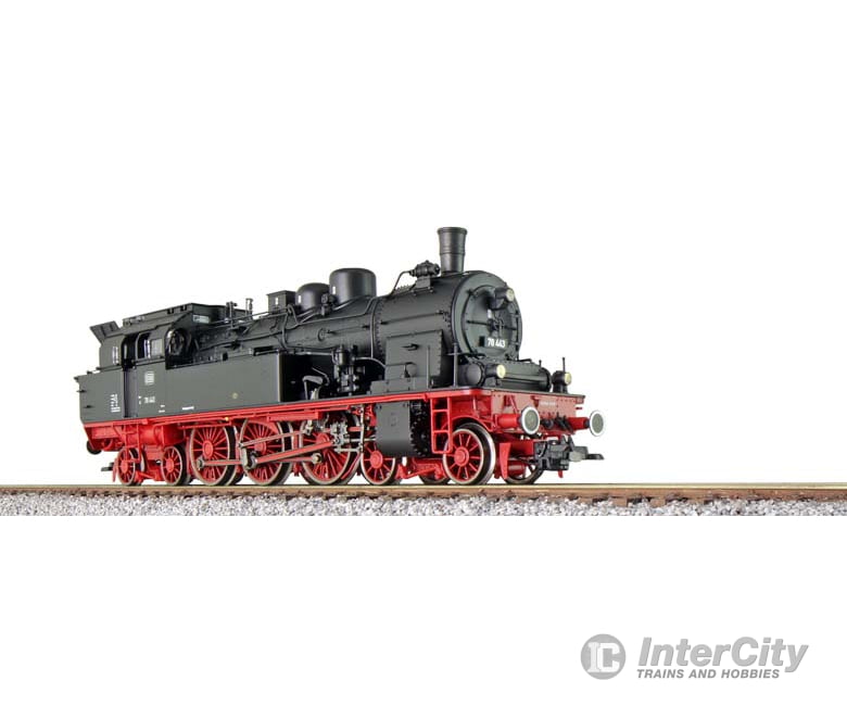 ESU 31180 Steam loco H0 78 443 DB black Era III LokSound Dualsmoke Automatic coupler DC/AC European Locomotives