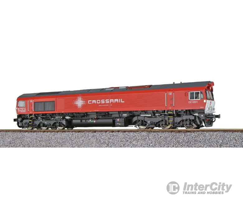 ESU 31363 Diesel engine H0 C66 DE 6301 Crossrail Era VI around 2014 traffic red Sound + Smoke DC/AC European Locomotives