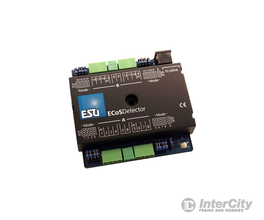 ESU 50094 ECoSDetector feedback module, 16 dig. inputs, therefrom 4 RailCom® feedbacks. For 2-digit or 3-digit operation, Opto Coupler - Default Title (IC-ESU-50094)