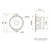 ESU 50337 Loudspeaker Visaton FRS 5, 50mm, round, 8 Ohm, with sound chamber for LokSound XL - Default Title (IC-ESU-50337)