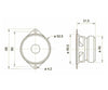 ESU 50337 Loudspeaker Visaton FRS 5, 50mm, round, 8 Ohm, with sound chamber for LokSound XL - Default Title (IC-ESU-50337)