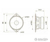 ESU 50337 Loudspeaker Visaton FRS 5, 50mm, round, 8 Ohm, with sound chamber for LokSound XL - Default Title (IC-ESU-50337)