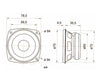 ESU 50338 Loudspeaker Visaton FRS 8, 78mm, round, 8 Ohm for LokSound XL - Default Title (IC-ESU-50338)