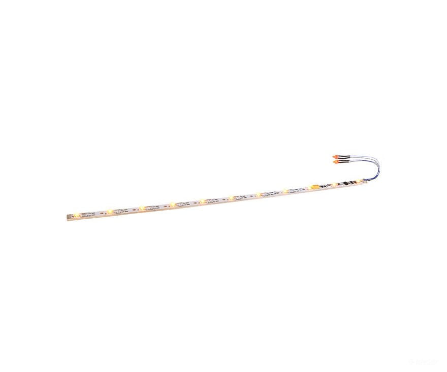 ESU 50702 Interior lighting set including taillight, 255mm, separable, PowerPack option, 11 LED, yellow, gauge: N, TT, H0 - Default Title (IC-ESU-50702)