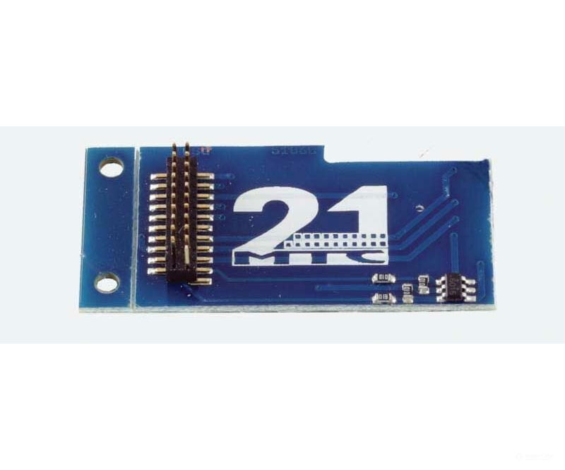 ESU 51968 Adapter board #2, L-shape as 6090x, with AUX3+AUX4, for LokSound 5, LokPilot 5 with 21MTC interface - Default Title (IC-ESU-51968)