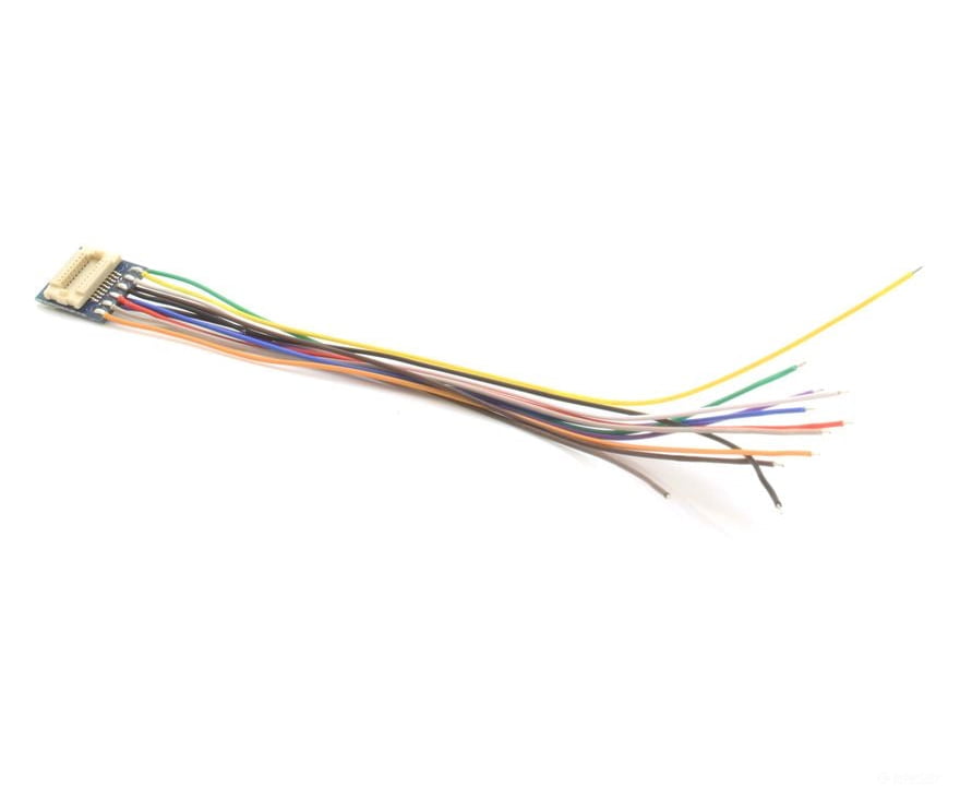 ESU 51993 wire harness, 18-pin Next18 socket to open wires, 88mm, with heat shrink tube - Default Title (IC-ESU-51993)