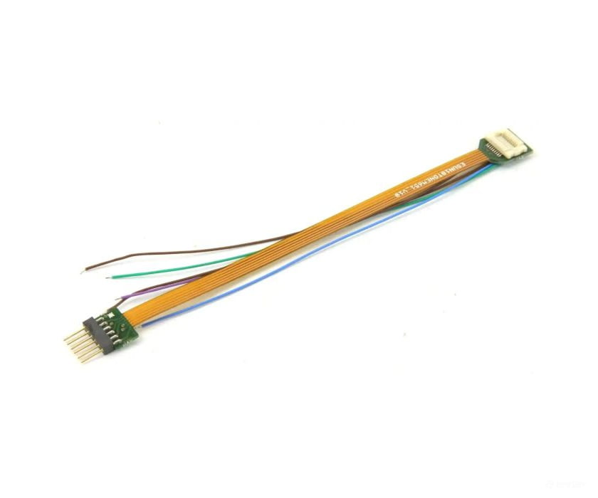 Esu 51994 Adapter Board 18 - Pin Next - 18 Socket To Nem651 6 - Pin Flex 88Mm With Heat Shrink Tube