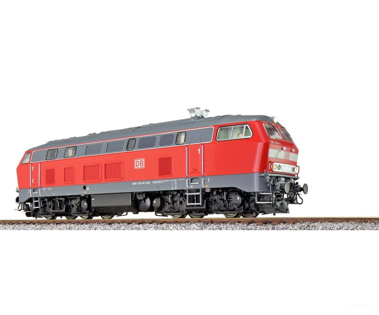 ESU 31017 Diesel engine H0 BR 218 414 traffic red,Sound + Smoke DC/AC European Locomotives
