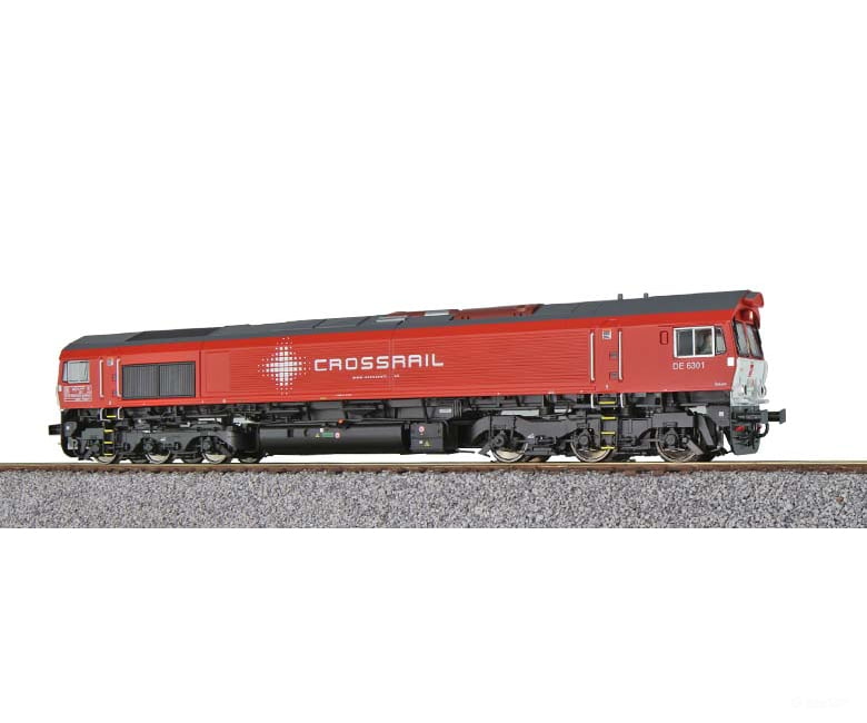 ESU 31363 Diesel engine H0 C66 DE 6301 Crossrail Era VI around 2014 traffic red Sound + Smoke DC/AC European Locomotives
