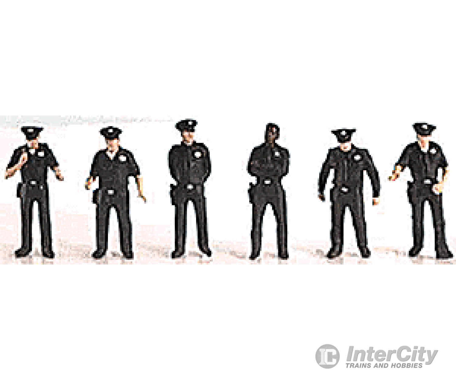 Euro-Rail Model Importers Ho 1010059 Police & Firefighters -- City #1 Figures