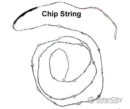 Evan Designs Ufm26 Multicolor Flashing Led Chip Light String -- 26 Lights 12-19V Dc Or Ac &