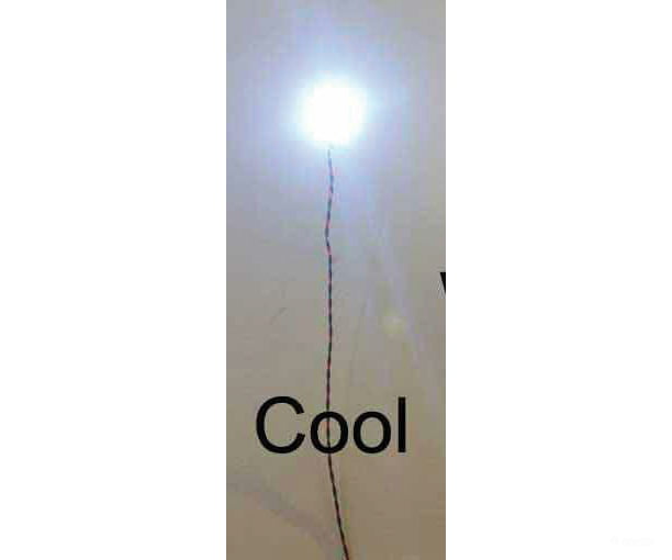 Evan Designs Um1 Mega Chip Led High Brightness Smd Style W/8’ 20.3Cm Wire Leads -- Cool White
