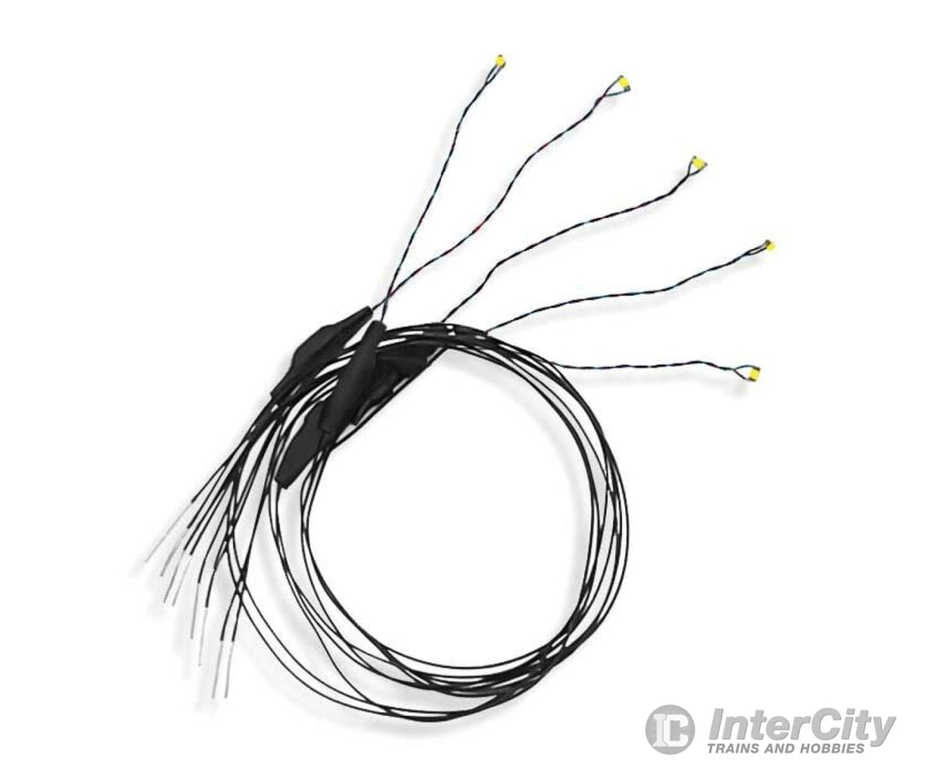 Evan Designs Un4 Nano Chip Led W/8’ 20.3Cm Wire Leads - 7-19V Ac Or Dc Pkg(5) -- Yellow Lights &