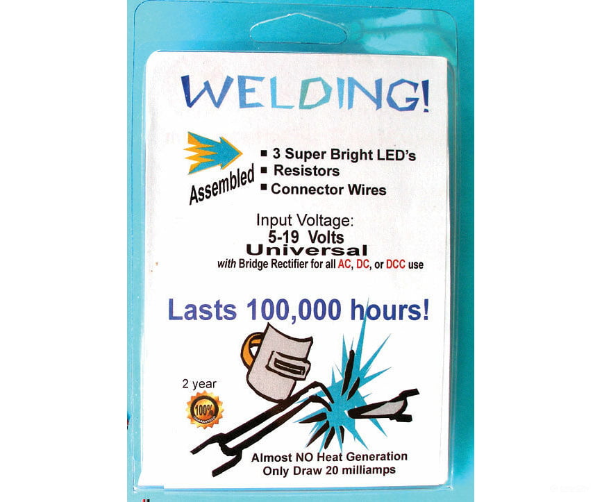 Evan Designs Upw Welding Effects Pico Led Kit -- 3 Leds Resistors & Wire - Universal 5-19V Ac/Dc