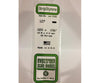 Evergreen 127 Dimensional Strips .020X.156 (10/Pk) Scratch Building Supplies