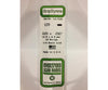 Evergreen 129 Dimensional Strips .020X.250 (10/Pk) Scratch Building Supplies