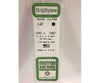 Evergreen 142 Dimensional Strips .040X.040 (10/Pk) Scratch Building Supplies