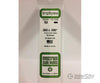 Evergreen 154 Dimensional Strips .060X.080 (10/Pk) Scratch Building Supplies