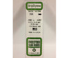 Evergreen 166 Dimensional Strips .080X.125 (8/Pk) Scratch Building Supplies