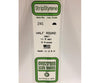 Evergreen 241 Half Round-.060 (5/Pk) Scratch Building Supplies