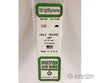 Evergreen 242 Half Round-.080 (4/Pk) Scratch Building Supplies