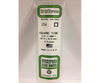 Evergreen 254 Square Tube-.250 (2/Pk) Scratch Building Supplies