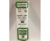 Evergreen 255 Square Tube-.312 (2/Pk) Scratch Building Supplies