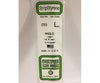 Evergreen 293 Angle-.100 (4/Pk) Scratch Building Supplies