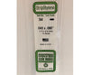 Evergreen 344 24 White Strips- .040X.080 (15/Pk) Scratch Building Supplies
