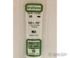 Evergreen 345 24 White Strips- .040X.100 (15/Pk) Scratch Building Supplies