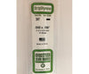 Evergreen 347 24 White Strips- .040X.156 (14/Pk) Scratch Building Supplies