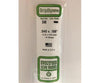 Evergreen 348 24 White Strips- .040X.188 (14/Pk) Scratch Building Supplies