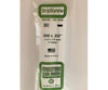 Evergreen 350 24 White Strips- .040X.312 (12/Pk) Scratch Building Supplies