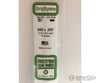 Evergreen 351 24 White Strips- .040X.375 (10/Pk) Scratch Building Supplies