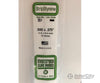 Evergreen 351 24 White Strips- .040X.375 (10/Pk) Scratch Building Supplies