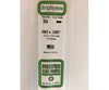 Evergreen 354 24 White Strips- .060X.080 (15/Pk) Scratch Building Supplies