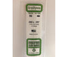 Evergreen 356 24 White Strips- .060X.125 (14/Pk) Scratch Building Supplies