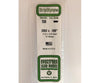 Evergreen 358 24 White Strips- .060X.188 (12/Pk) Scratch Building Supplies
