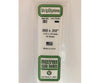 Evergreen 360 24 White Strips- .060X.312 (10/Pk) Scratch Building Supplies