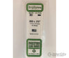 Evergreen 360 24 White Strips- .060X.312 (10/Pk) Scratch Building Supplies